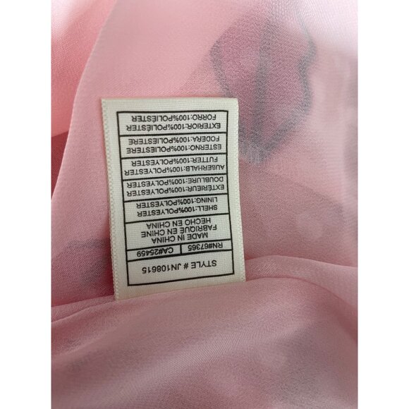 Betsey Johnson Ariana Mini Dress Size Medium Lips Kiss Print Smocked Clip Dot - Picture 7 of 9